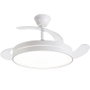 Daewoo Ventilador de Techo DW5008 con Aspas Retráctiles y Luz LED